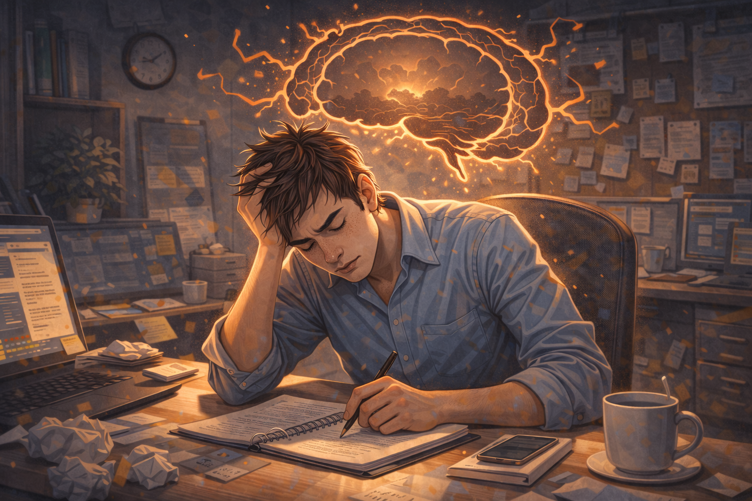 Unlike the stomach, the brain doesn’t alert you when it’s empty.